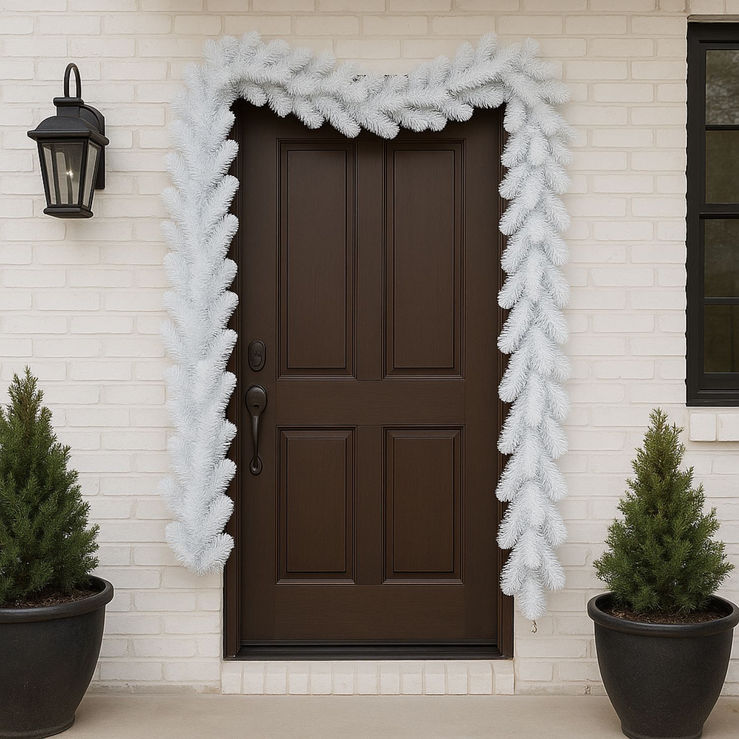 Elegani 3.5' Snow Flocked Pencil Tree photo 5