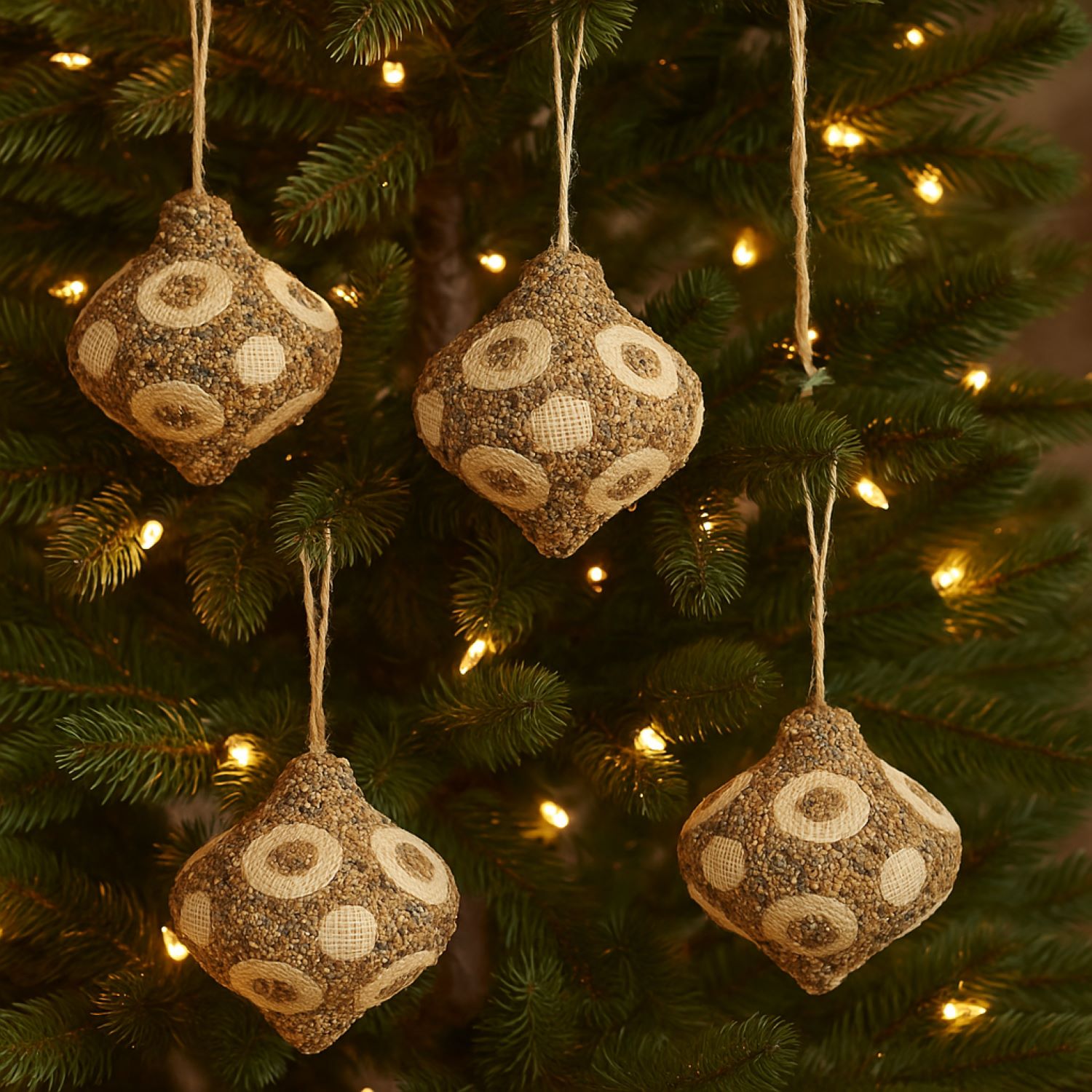 Elegani 8cm Polka Dots Onion Christmas Ornament Set, 3-Pack photo 4