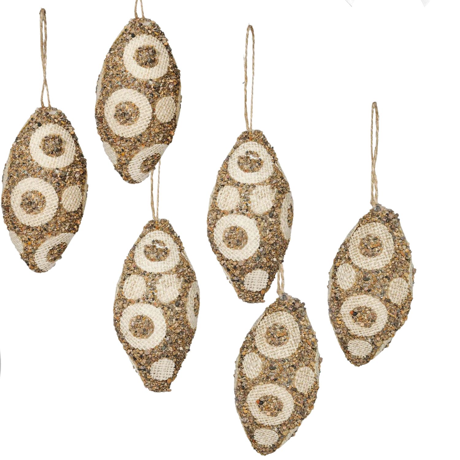 Elegani 11cm Polka Dots Olive Christmas Ornament Set, 3-Pack photo 3